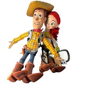 Toy Story Talking Pull Woody Doll & Jessie